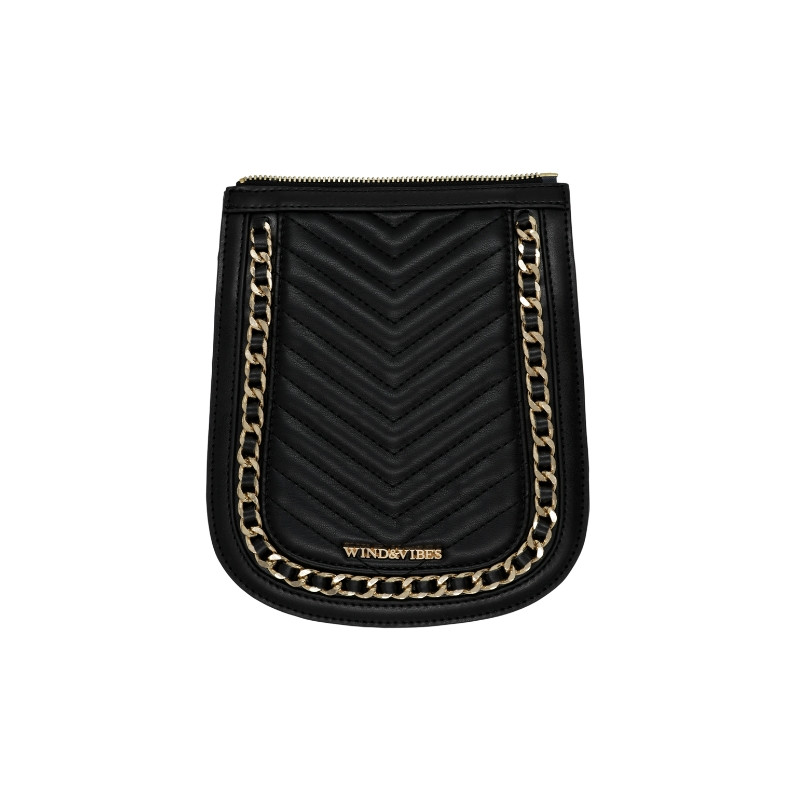 Quilted V Chain Gold